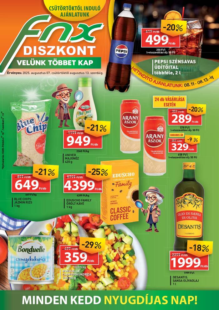friss diszkont ajánlatok