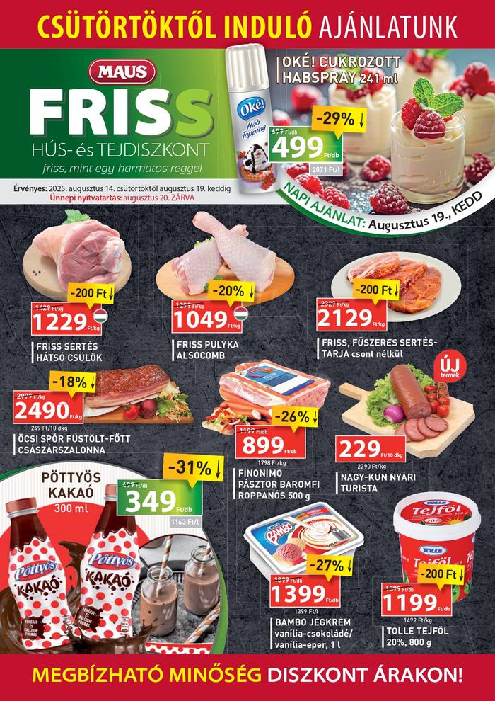 friss diszkont ajánlatok