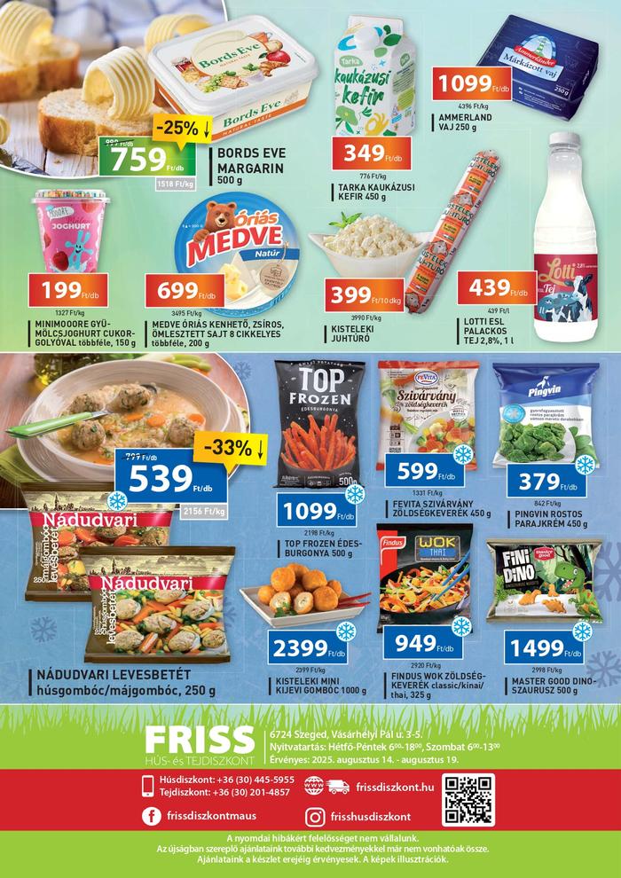 friss diszkont ajánlatok