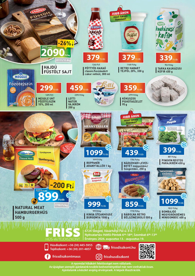 friss diszkont ajánlatok